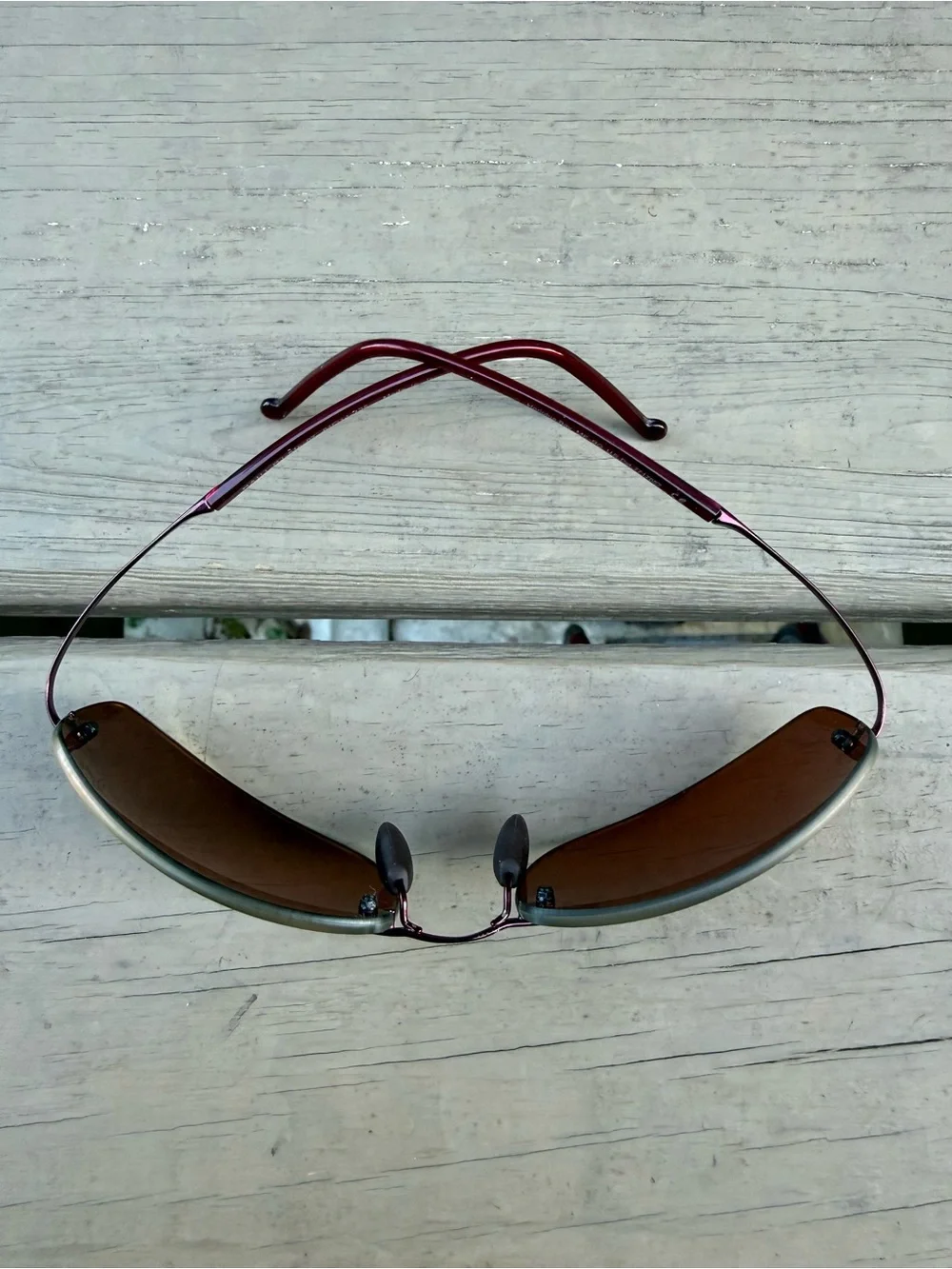 Maui Jim Honolua Bay MJ-516-02 rimless polarized sunglasses